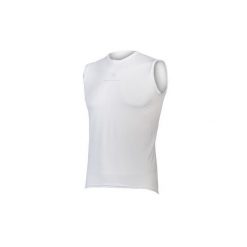 Podkoszulek bez rękawów Endura Translite II. Białe bezrękawniki ENDURA, s, bez wzorów, bez kołnierzyka, bez ramiączek. Za 110.00 zł.