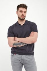 Polo męskie lniane LIU JO. Koszulki polo sportowe Liu Jo, m, bez wzorów, bez kołnierzyka, bez ramiączek. Za 519.00 zł.