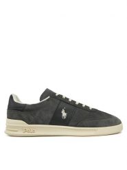Polo Ralph Lauren Sneakersy Aera 809956120002 Szary. Szare buty sportowe casual Polo Ralph Lauren, z aplikacjami, ze skóry, bez zapięcia. Za 549.99 zł.