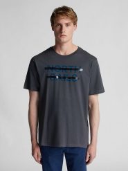 North Sails Koszulka w kolorze antracytowym rozmiar: L. Czarne bezrękawniki North Sails, l, bez wzorów, z bawełny, bez kołnierzyka, bez ramiączek. Za 106.38 zł.