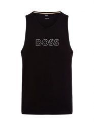 BOSS podkoszulek - Plaża Mężczyźni Bawełna czarny, S. Czarne podkoszulki Boss, m, bez wzorów, z bawełny, bez ramiączek. Za 229.95 zł.