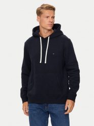 Tommy Hilfiger Bluza Essential MW0MW37230 Granatowy Regular Fit. Niebieskie bluzy Tommy Hilfiger, m, bez wzorów, z syntetyku, bez kaptura. Za 279.99 zł.