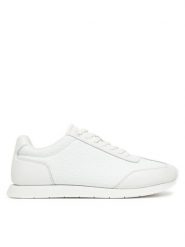 Calvin Klein Sneakersy Low Prof Runn Laceup Mono HM0HM01896 Biały. Białe buty sportowe casual CALVIN KLEIN, bez wzorów, ze skóry, bez zapięcia. Za 649.99 zł.