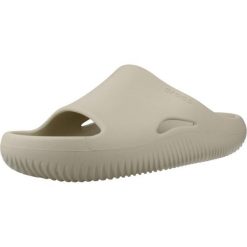 Sandały CROCS MELLOW RECOVERY SLIDE Beżowy. Brązowe sandały Crocs, z materiału, bez zapięcia. Za 299.99 zł.