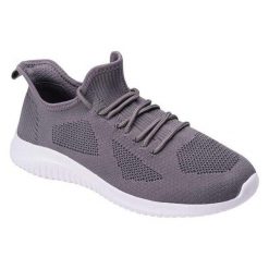 Męskie Buty Sportowe Emidy. Szare buty turystyczne MARTES ESSENTIALS, bez wzorów, z materiału, bez zapięcia, trekkingowe. Za 84.12 zł.