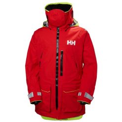 Kurtka Helly Hansen aegir ocean. Czerwone kurtki przeciwdeszczowe Helly Hansen, bez wzorów, bez kaptura. W wyprzedaży za 5,548.00 zł.