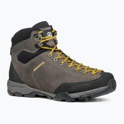 Buty turystyczne męskie SCARPA Mojito Hike GTX. Brązowe buty trekkingowe Scarpa, bez wzorów, bez zapięcia. Za 886.80 zł.