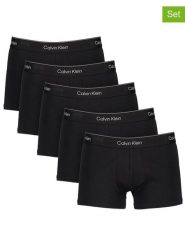 CALVIN KLEIN UNDERWEAR Bokserki (5 par) w kolorze czarnym rozmiar: XL. Czarne bokserki Calvin Klein Underwear, xl, bez wzorów. Za 177.32 zł.