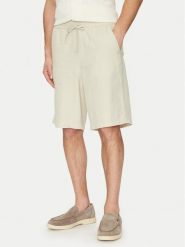 Guess Szorty materiałowe F5GD00 WH4J0 Zielony Regular Fit. Zielone szorty Guess, m, z aplikacjami, z bawełny. Za 219.99 zł.