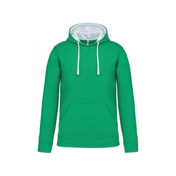 Bluza z kapturem Kariban Contrastée. Białe bluzy KARIBAN, m, bez wzorów, z kapturem. Za 170.00 zł.