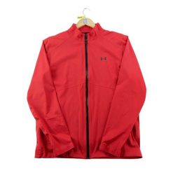 Second life - Kurtka Męska Storm Rain Jacket UA Storm - Stan dobry. Czerwone kurtki Under Armour, l, bez wzorów, z materiału, bez kaptura. Za 207.36 zł.
