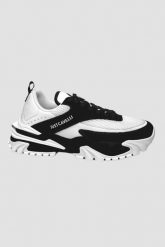 JUST CAVALLI Białe sneakersy FONDO GRUT DIS. 4, Rozmiar 41. Białe buty sportowe casual Just Cavalli, bez wzorów, bez zapięcia. W wyprzedaży za 559.99 zł.