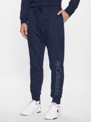 Columbia Spodnie dresowe M CSC Logo™ Fleece Jogger II Niebieski Regular Fit. Niebieskie joggery i bojówki Columbia, m, bez wzorów, z bawełny. Za 179.99 zł.