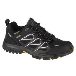 Buty Campus Kamet CM0104321205 czarne. Czarne buty turystyczne bez wzorów, z materiału, bez zapięcia. Za 453.93 zł.