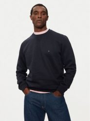 Tommy Hilfiger Bluza Essential MW0MW37232 Granatowy Regular Fit. Niebieskie bluzy Tommy Hilfiger, m, bez wzorów, z bawełny, bez kaptura. Za 259.99 zł.
