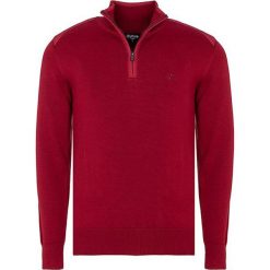 Sweter w kolorze bordowym. Czerwone golfy Denim Culture, l, bez wzorów, z bawełny, bez ramiączek. W wyprzedaży za 139.95 zł.