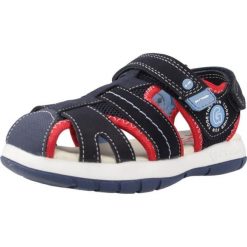 Sandały GARVALIN 242816G Niebieski. Niebieskie sandały GARVALIN, z tkaniny, bez zapięcia. Za 101.99 zł.