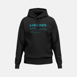 RACE Hoodie Unisex. Czarne bluzy Head, na zimę, m, bez wzorów, bez kaptura. W wyprzedaży za 264.00 zł.