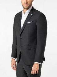 Pierre Cardin Marynarka "Grant" w kolorze czarnym rozmiar: 58. Czarne garnitury Pierre Cardin, bez wzorów. Za 386.53 zł.
