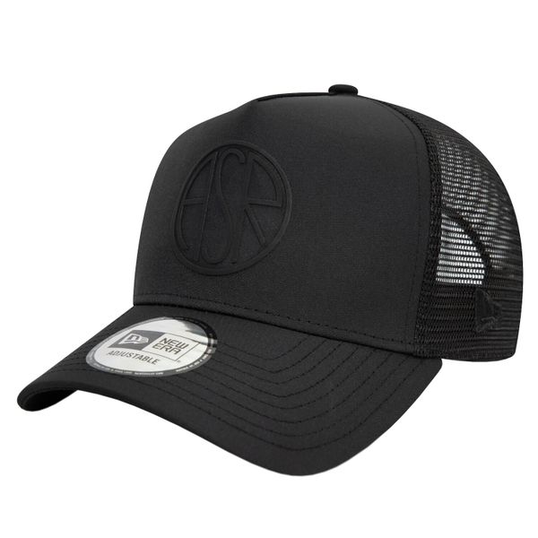 Czapka z daszkiem dla dorosłych E-Frame AS Roma Trucker Cap. Czarne czapki z daszkiem New Era, bez wzorów, z materiału. Za 169.99 zł.