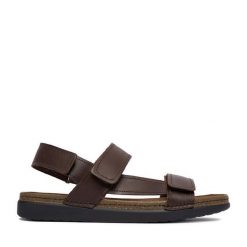 Sandały Lasocki. Brązowe sandały Lasocki, bez zapięcia. Za 149.99 zł.