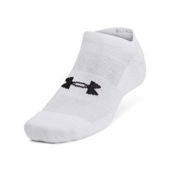 Under Armour UNISEX UA TC 3PK NO SHOW Skarpety uniseks. Białe skarpety Under Armour, bez wzorów, z materiału. Za 69.99 zł.
