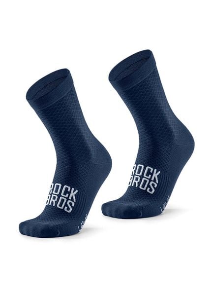 Skarpetki rowerowe Rockbros. Niebieskie skarpetki sportowe ROCKBROS, bez wzorów, z elastanu. Za 51.60 zł.