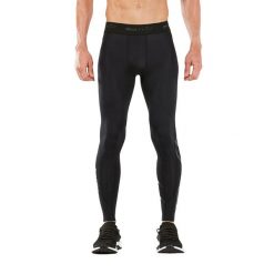 Legginsy treningowe męskie 2XU Force Compression. Czarne bielizna termoaktywna 2XU, m, bez wzorów. Za 664.50 zł.