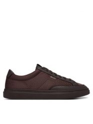 BOSS Sneakersy Kieran 50573558 Brązowy. Brązowe buty sportowe casual Boss, bez wzorów, z materiału, bez zapięcia. Za 799.99 zł.