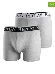 Replay Underwear Bokserki (2 pary) w kolorze szarym rozmiar: XXL. Szare bokserki Replay Underwear, xxl, bez wzorów. Za 43.99 zł.