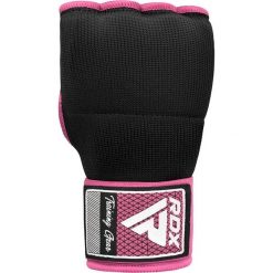 Rękawiczki wewnętrzne z bandażem IS2 - Różowy - rozmiar L. Białe rękawiczki RDX SPORTS, bez wzorów, z bawełny. Za 136.00 zł.