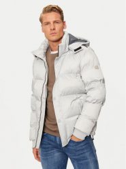 Guess Kurtka puchowa M4BL21 WGJ42 Szary Regular Fit. Szare kurtki Guess, m, z aplikacjami, z puchu, bez kaptura. Za 549.99 zł.