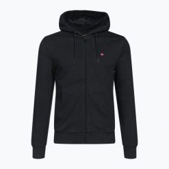 Bluza męska Napapijri Balis Fzh Sum. Czarne bluzy Napapijri, m, bez wzorów, bez kaptura. W wyprzedaży za 393.25 zł.