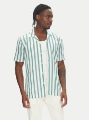 Lindbergh Koszula 30-203321 Zielony Relaxed Fit. Zielone koszule Lindbergh, m, bez wzorów, z bawełny, bez kołnierzyka, bez ramiączek. Za 209.99 zł.