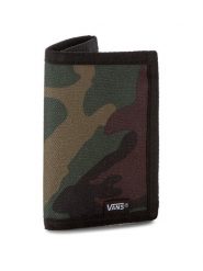 Vans Duży Portfel Męski Slipped VN000C3297I. Zielone portfele Vans, bez wzorów, z materiału. Za 59.99 zł.