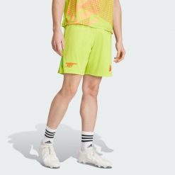 Szorty Arsenal 24/25 Goalkeeper. Żółte szorty Adidas, l, bez wzorów, z materiału, sportowe. Za 199.00 zł.