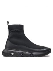 KARL LAGERFELD Sneakersy KL54644 Czarny. Czarne buty sportowe casual KARL LAGERFELD, bez wzorów, z materiału, bez zapięcia. Za 969.99 zł.
