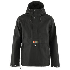 Kurtka turystyczna męska Fjallraven Vardag Anorak. Szare kurtki Fjällräven, l, bez wzorów, z softshellu, bez kaptura. Za 883.10 zł.
