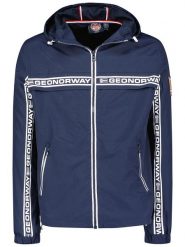 Geographical Norway Kurtka przejściowa "Dorado" w kolorze granatowym rozmiar: S. Niebieskie kurtki Geographical Norway, s, z aplikacjami, bez kaptura. Za 120.93 zł.