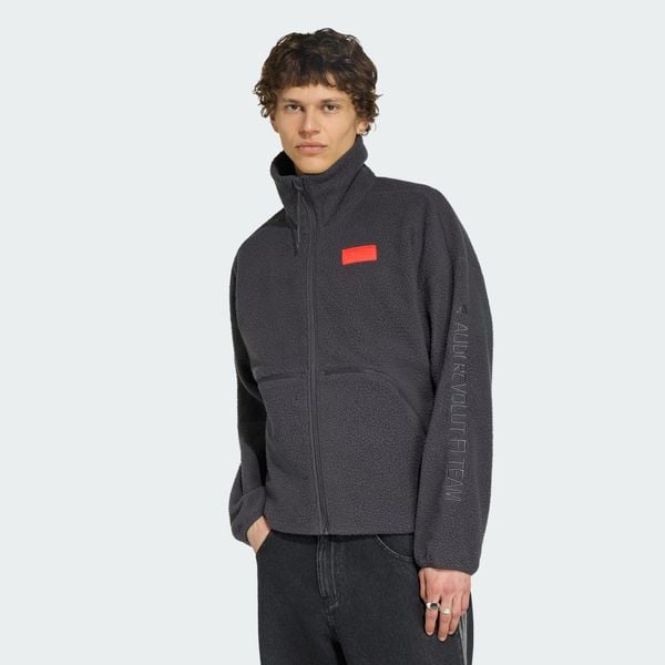 KURTKA AUDI FORMULA ONE TEAM ELEVATED POLARFLEECE. Czarne kurtki Adidas, l, bez wzorów, z materiału, bez kaptura. Za 569.00 zł.