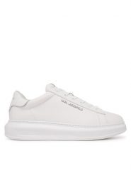 KARL LAGERFELD Sneakersy Kapri Mens KL52581 Biały. Białe buty sportowe casual KARL LAGERFELD, bez wzorów, ze skóry, bez zapięcia. Za 854.99 zł.