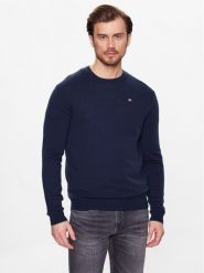 Napapijri Sweter Damavand NP0A4GJU Granatowy Regular Fit. Niebieskie swetry rozpinane Napapijri, m, bez wzorów, z wełny, bez kołnierzyka, bez ramiączek. Za 469.99 zł.
