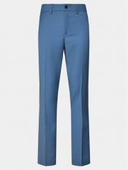 Sisley Spodnie materiałowe 4KI356Y89 Niebieski Slim Fit. Niebieskie spodnie materiałowe Sisley, m, bez wzorów, z materiału. Za 199.99 zł.