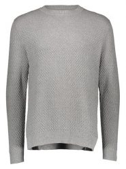 Jack & Jones Sweter "Barkley" w kolorze szarym rozmiar: M. Szare swetry nierozpinane Jack & Jones, m, bez wzorów, z bawełny, bez kołnierzyka, bez ramiączek. Za 77.99 zł.