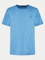 Polo Ralph Lauren T-Shirt 710740727 Błękitny Slim Fit. Niebieskie koszulki polo Polo Ralph Lauren, m, bez wzorów, z bawełny, bez kołnierzyka, bez ramiączek. Za 259.99 zł.