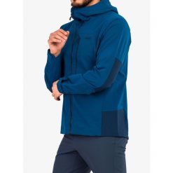 Kurtka softshell męska Rab Torque Jacket. Niebieskie kurtki RAB, m, bez wzorów, z softshellu, bez kaptura. Za 587.99 zł.
