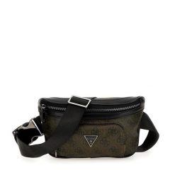 Saszetka nerka Guess. Brązowe saszetki i nerki Guess, z aplikacjami. Za 229.99 zł.