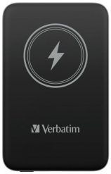 Verbatim Charge `n` Go 15W 10000mAh Wireless Magnetic czarny. Czarne powerbanki . Za 199.90 zł.