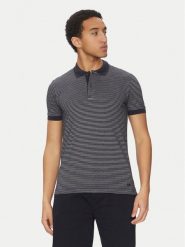 Geox Polo M5510N T3250 F4148 Granatowy Regular Fit. Niebieskie koszulki polo Geox, m, bez wzorów, z bawełny, bez kołnierzyka, bez ramiączek. Za 219.99 zł.