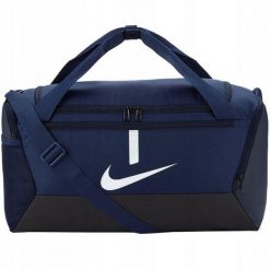 Torba Nike Academy Team Duffel Bag sportowa. Niebieskie torby na ramię Nike, bez wzorów, na ramię, bez dodatków. Za 99.00 zł.